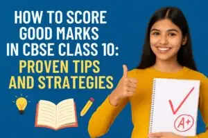 How to Score Good Marks in CBSE Class 10: Proven Tips and Strategies